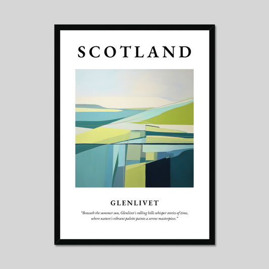 Poster of Glenlivet, Scotland.