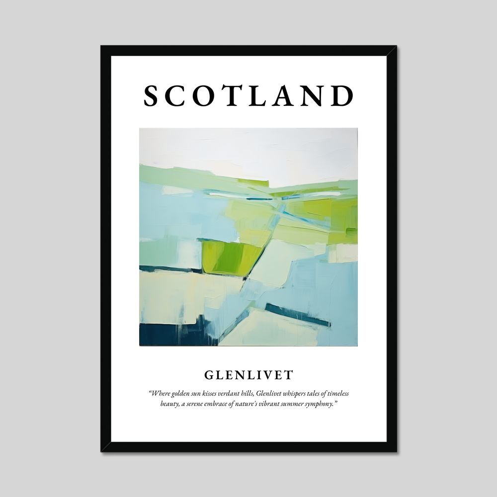 Poster of Glenlivet, Scotland.