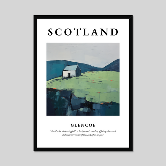 Poster of Glencoe, Scotland.