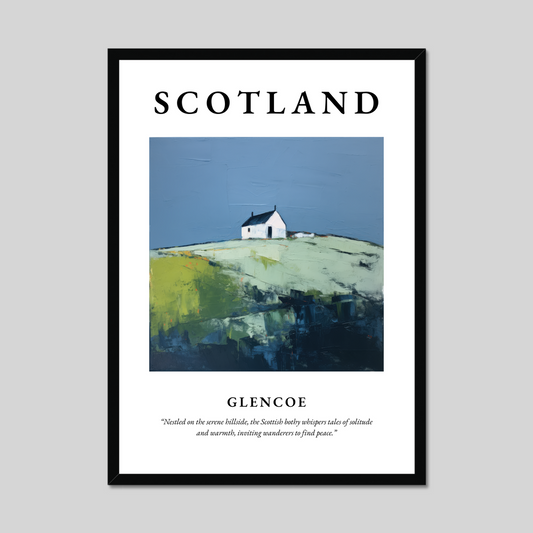 Poster of Glencoe, Scotland.