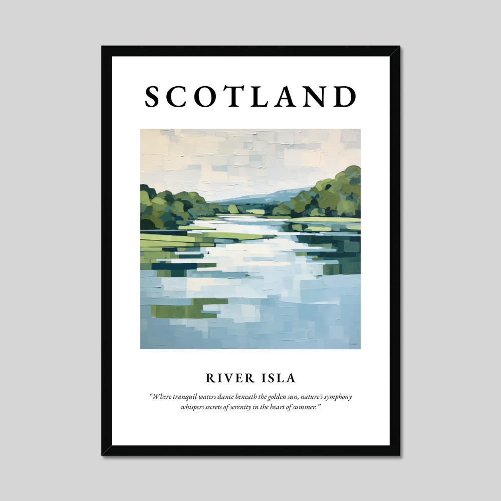 Poster of River Isla, Scotland.