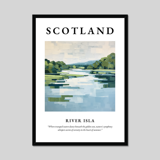 Poster of River Isla, Scotland.