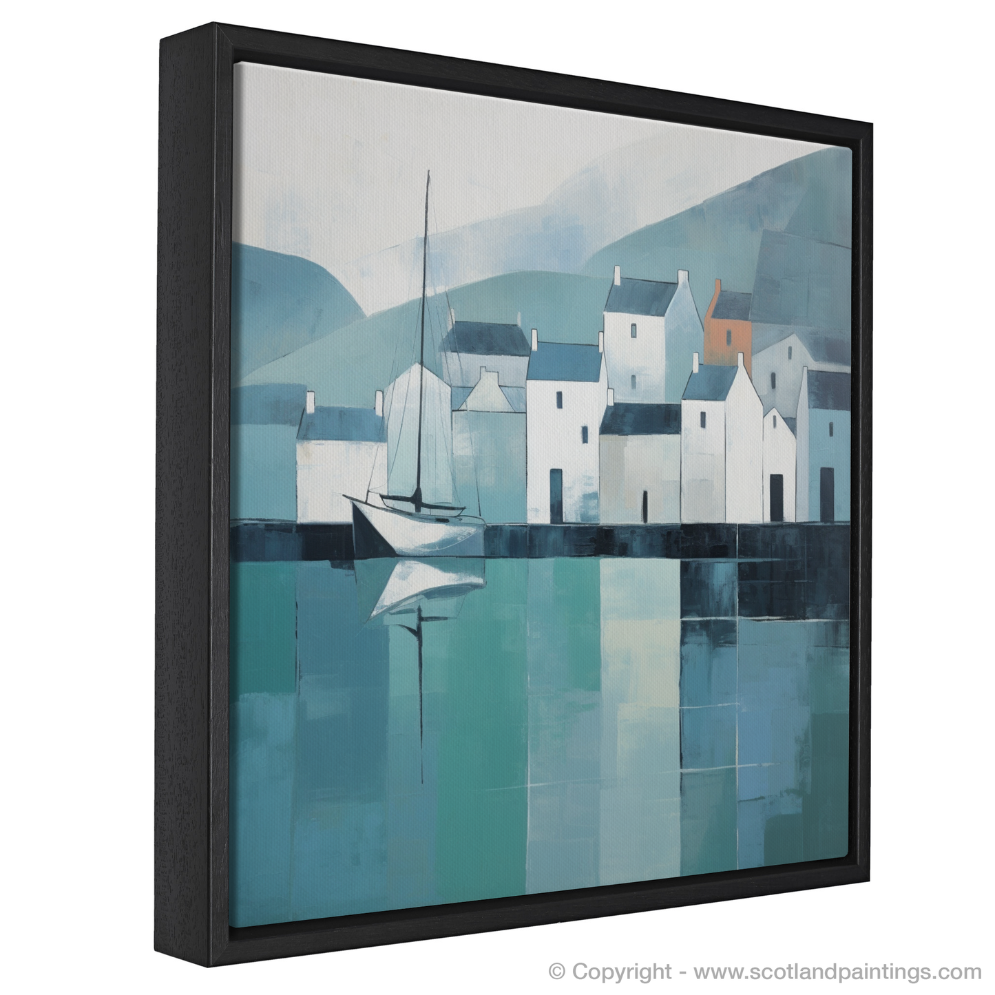 Serenity at Portree Harbour: A Minimalist Tribute