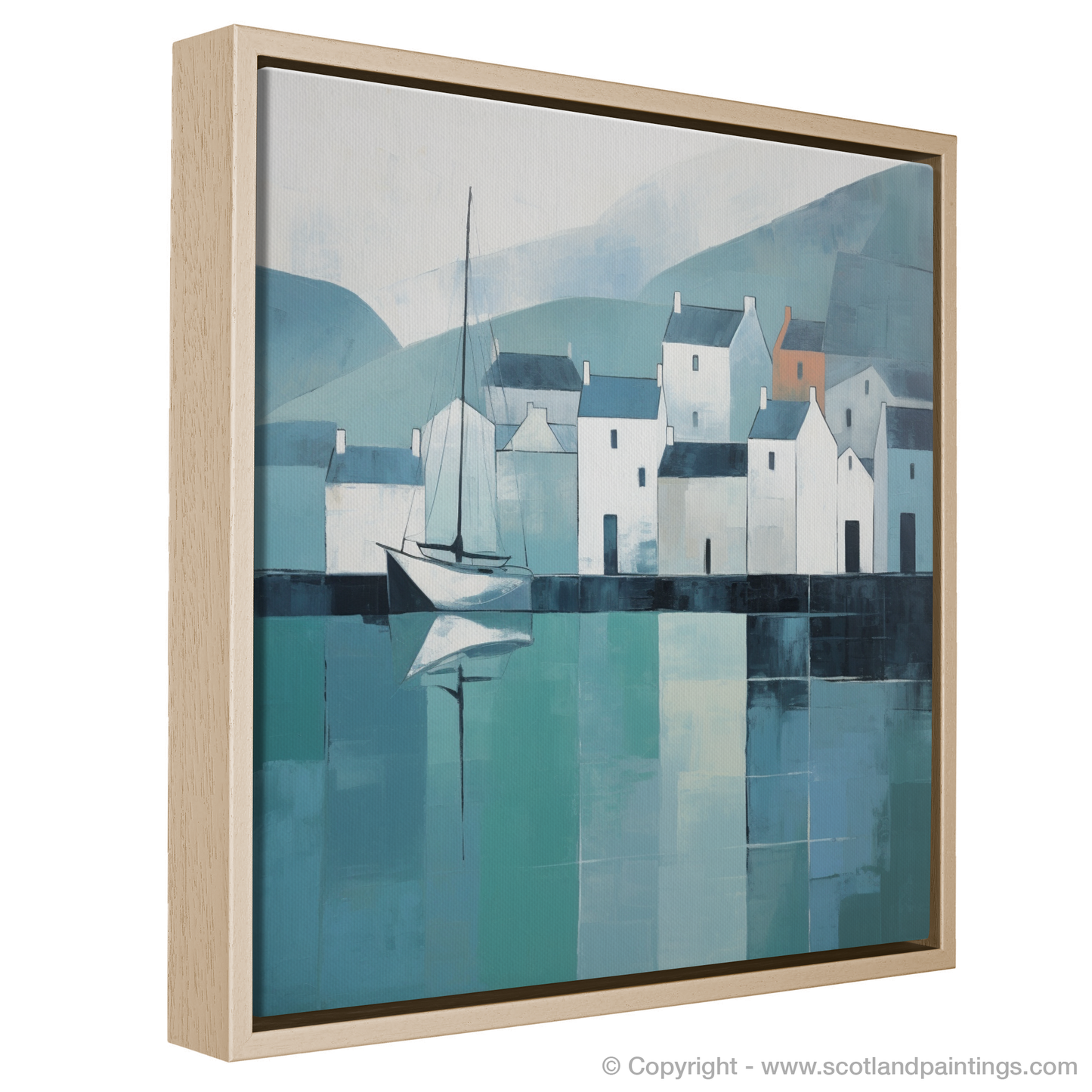 Serenity at Portree Harbour: A Minimalist Tribute