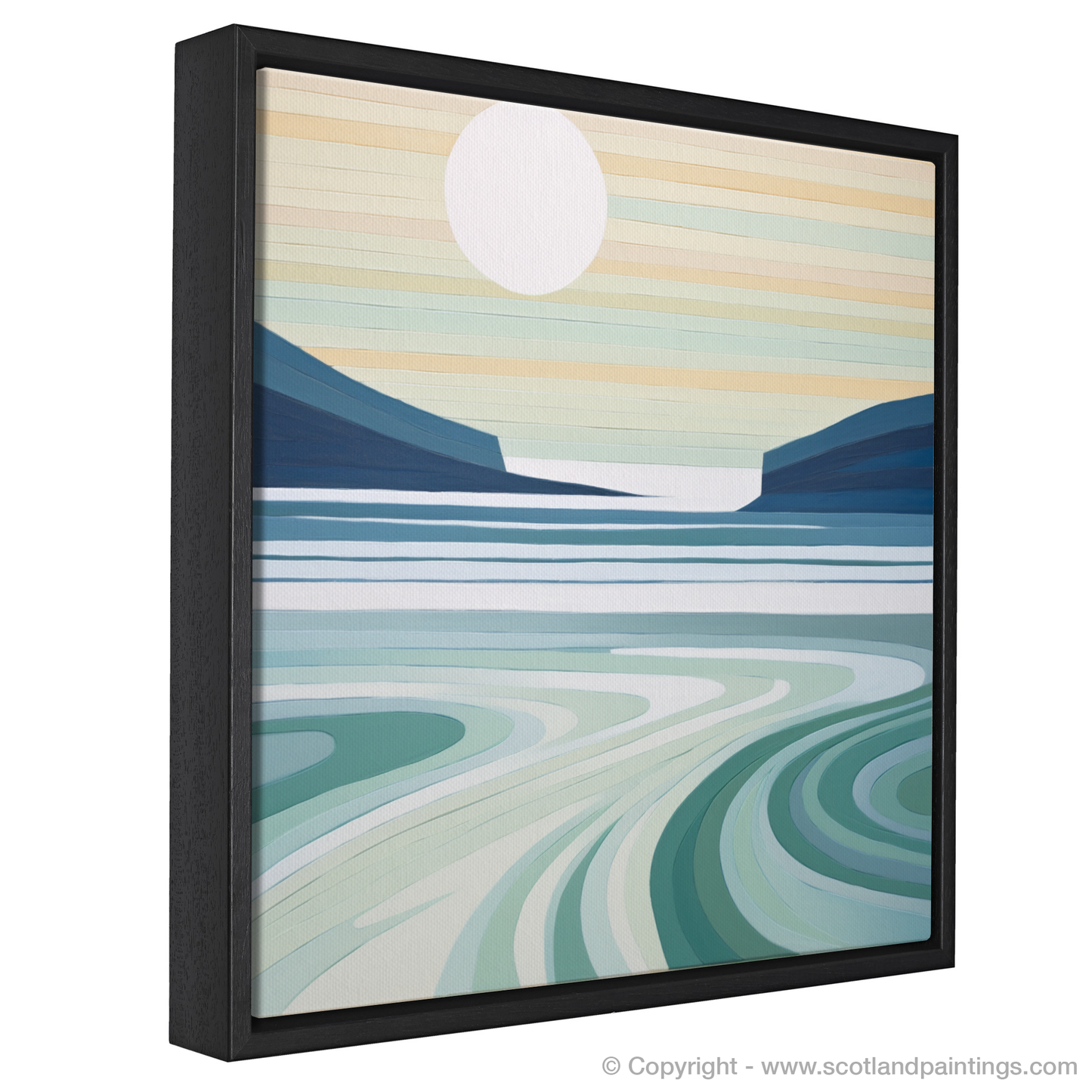 Serenity at Dusk: Durness Beach Minimalist Interpretation