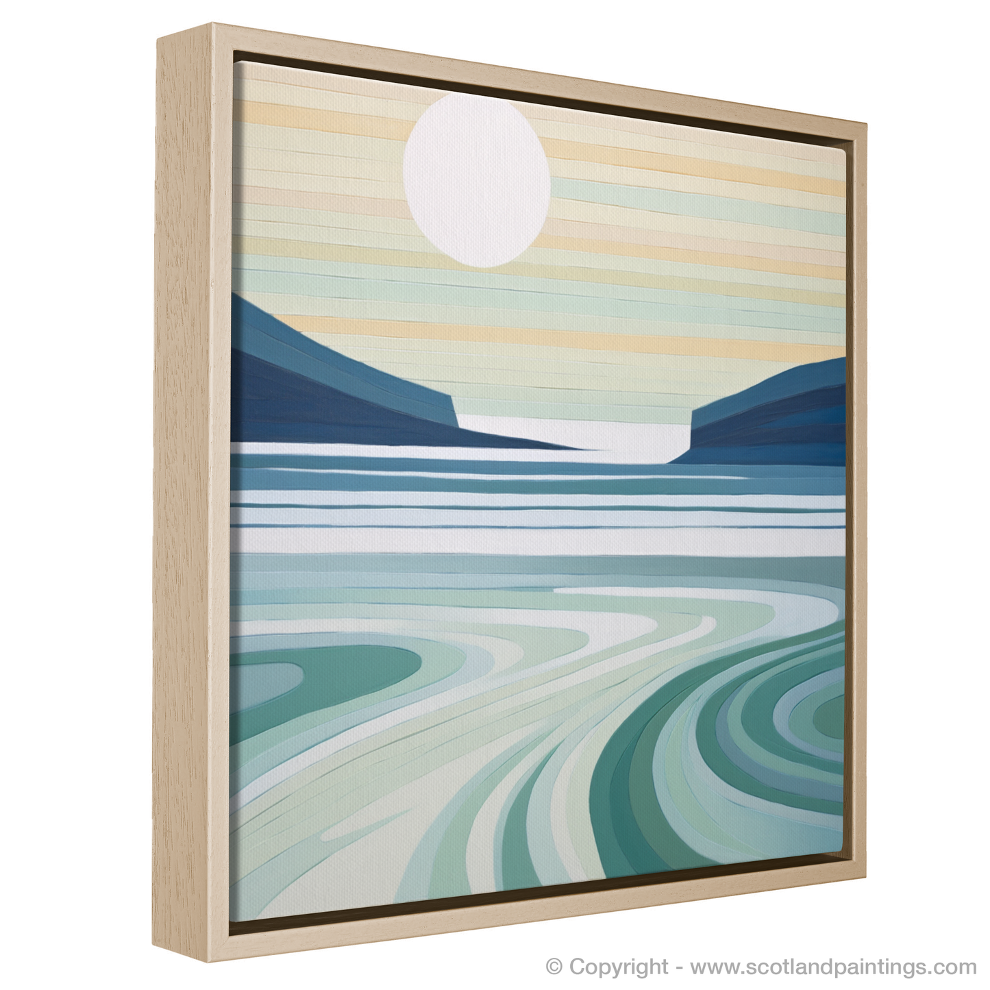 Serenity at Dusk: Durness Beach Minimalist Interpretation