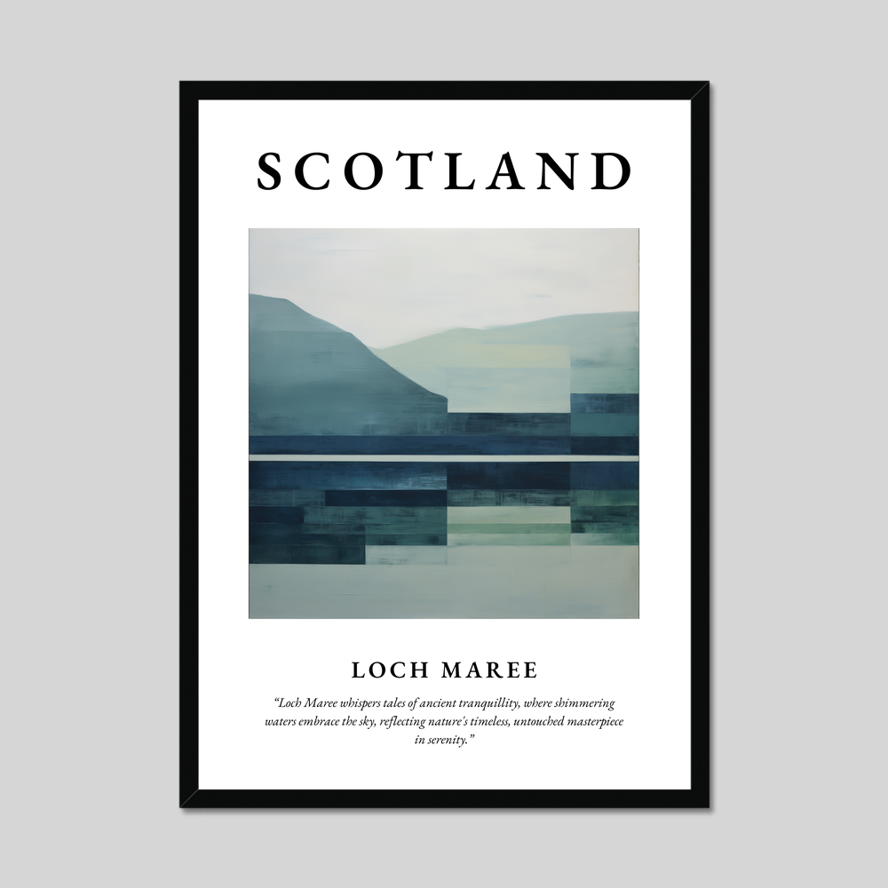 Poster of Loch Maree, Scotland.