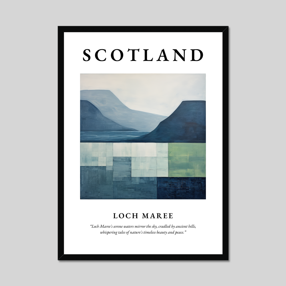 Poster of Loch Maree, Scotland.