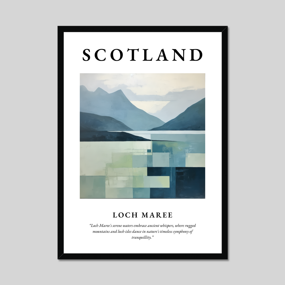 Poster of Loch Maree, Scotland.