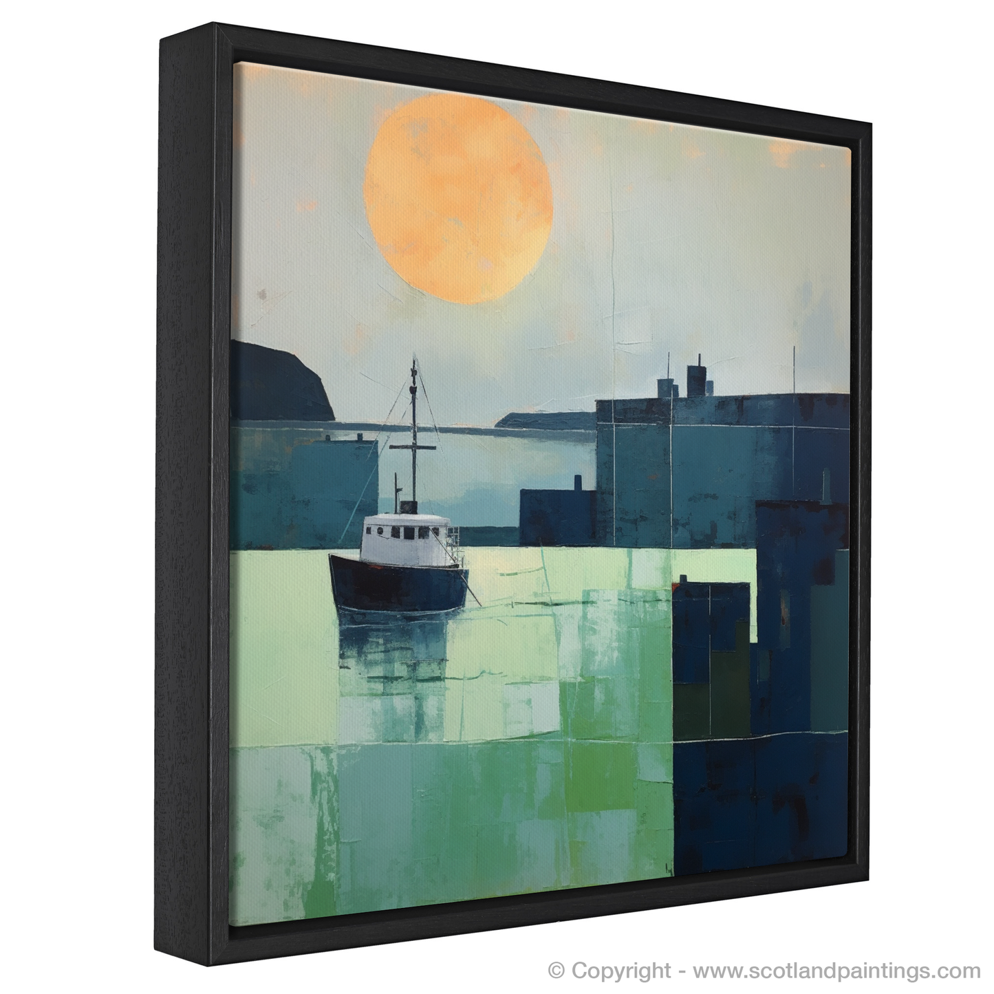 Craobh Haven Harbour at Dusk: A Study in Minimalist Serenity