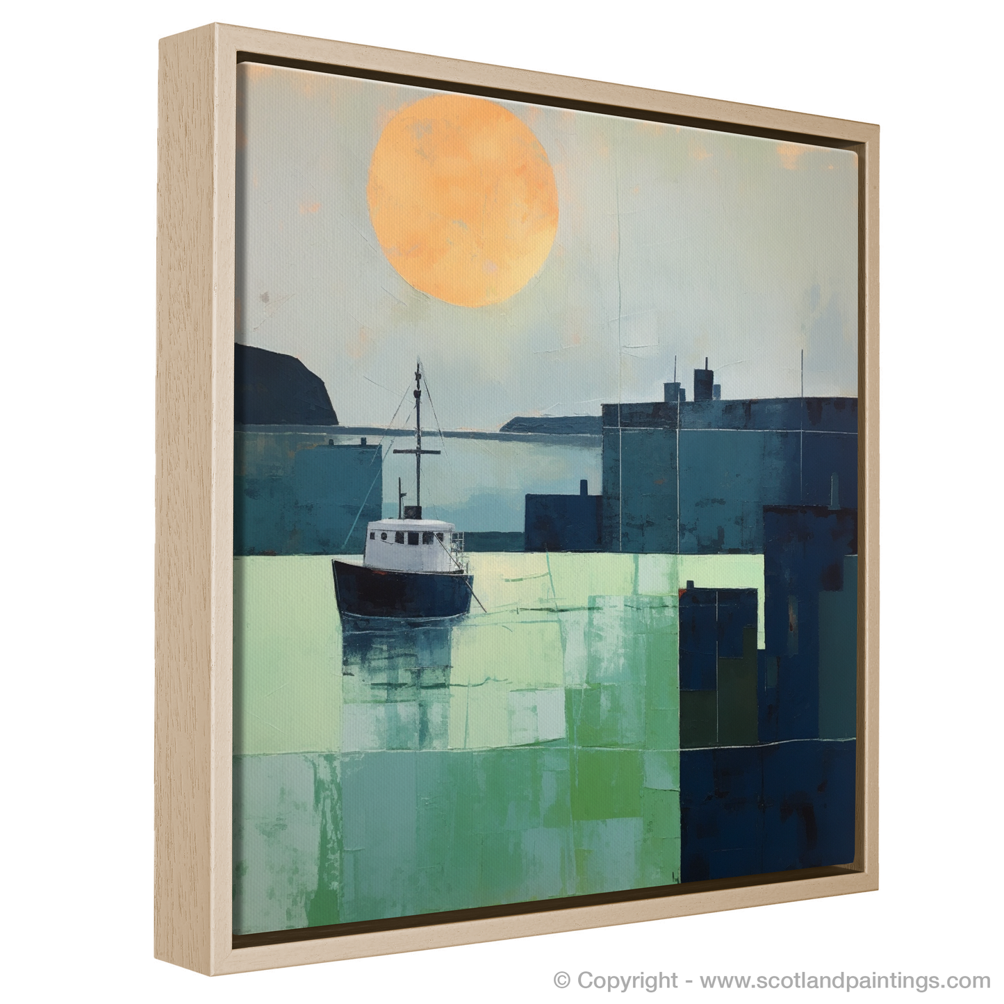 Craobh Haven Harbour at Dusk: A Study in Minimalist Serenity