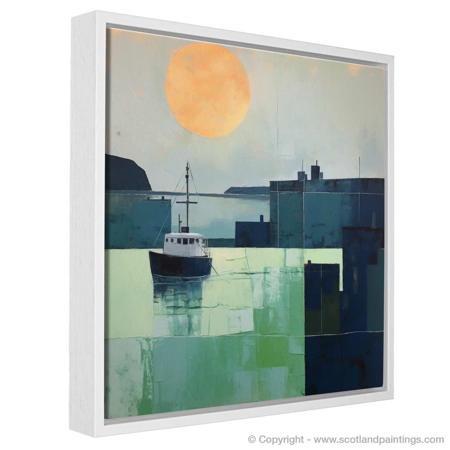 Craobh Haven Harbour at Dusk: A Study in Minimalist Serenity