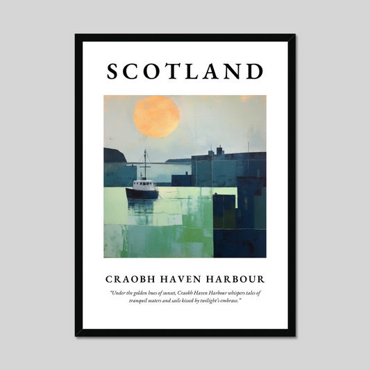 Poster of Craobh Haven Harbour, Scotland.