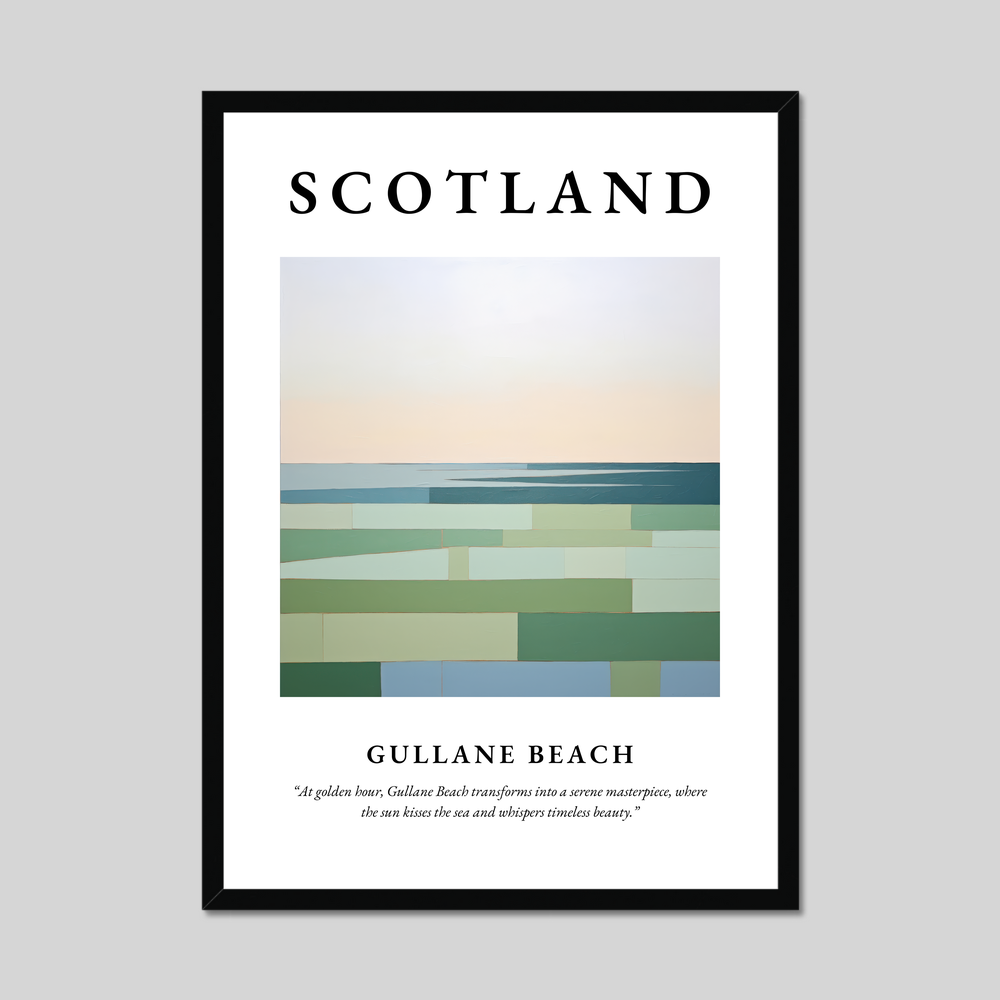 Poster of Gullane Beach, Scotland.