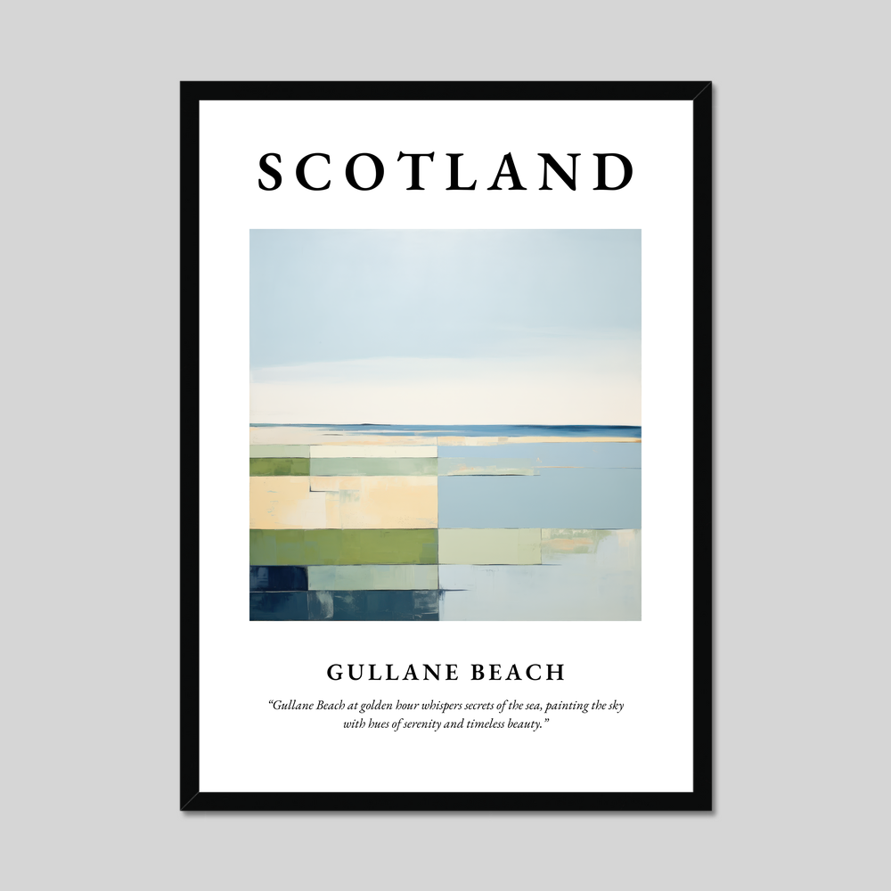 Poster of Gullane Beach, Scotland.