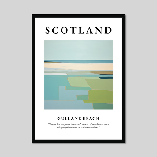 Poster of Gullane Beach, Scotland.