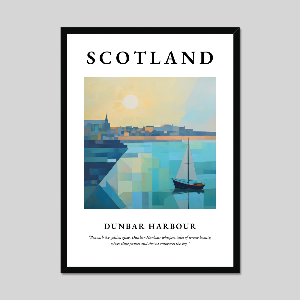 Poster of Dunbar Harbour, Scotland.