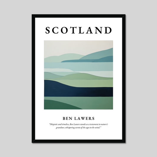 Poster of Ben Lawers, Scotland.