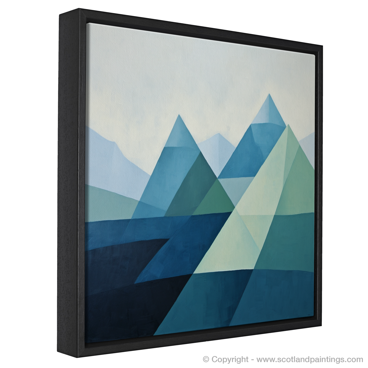 Serenity in Geometry: A Ben Lawers Inspired Artwork