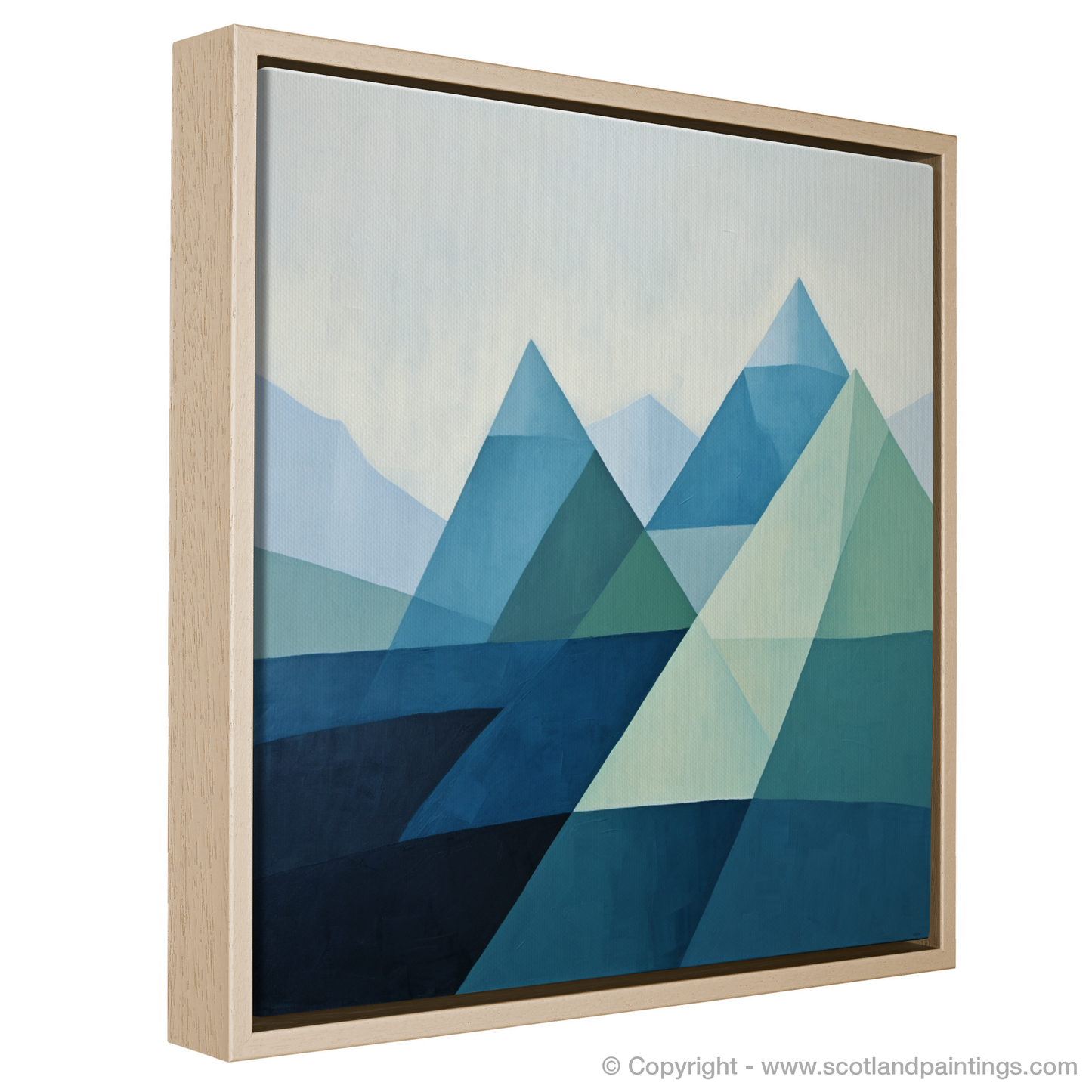 Serenity in Geometry: A Ben Lawers Inspired Artwork