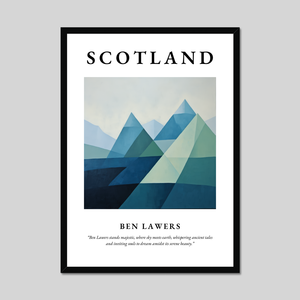 Poster of Ben Lawers, Scotland.