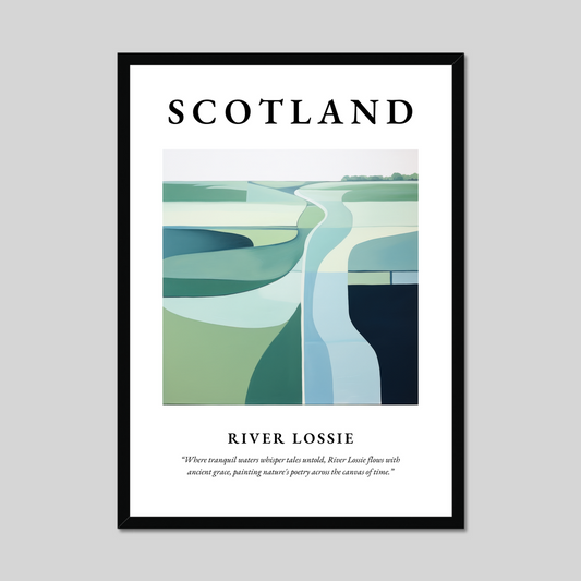 Poster of River Lossie, Scotland.