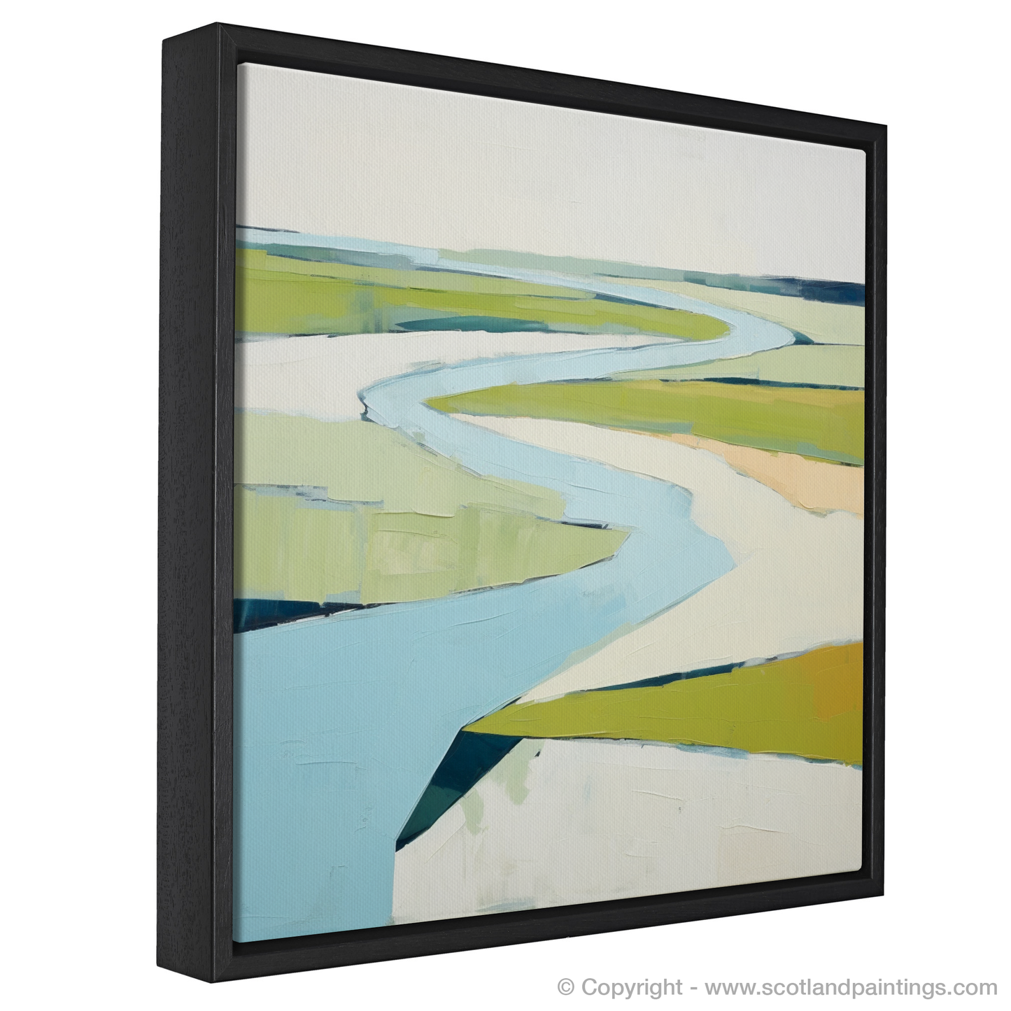 River Lossie Serenity: A Study in Scottish Minimalism