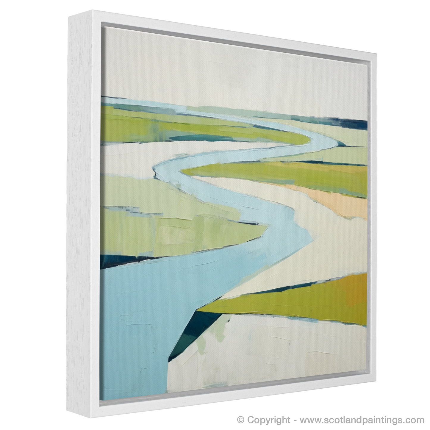 River Lossie Serenity: A Study in Scottish Minimalism