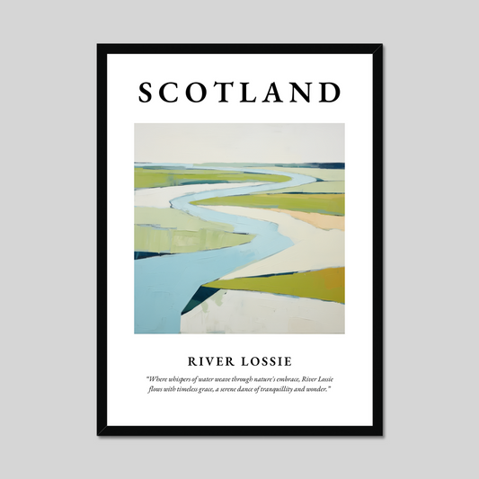 Poster of River Lossie, Scotland.