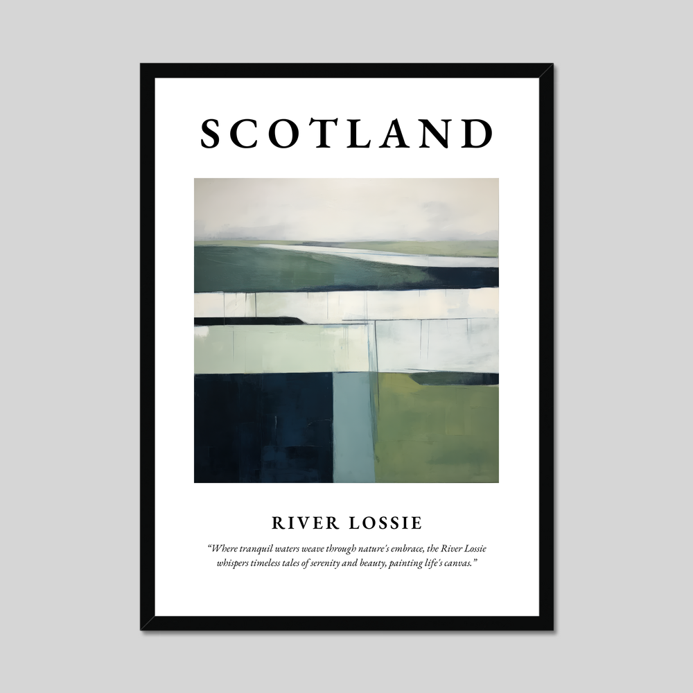 Poster of River Lossie, Scotland.