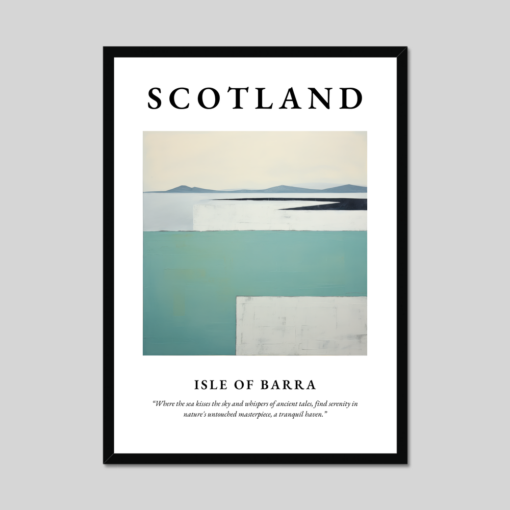 Poster of Isle of Barra, Scotland.