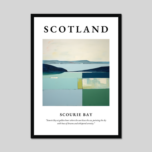 Poster of Scourie Bay, Scotland.