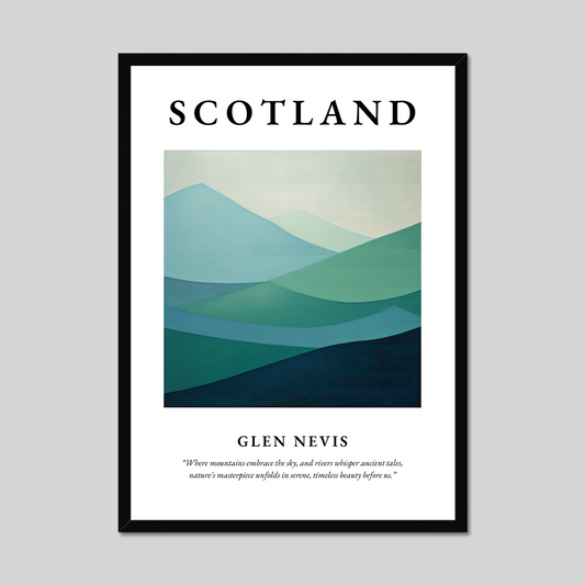 Poster of Glen Nevis, Scotland.