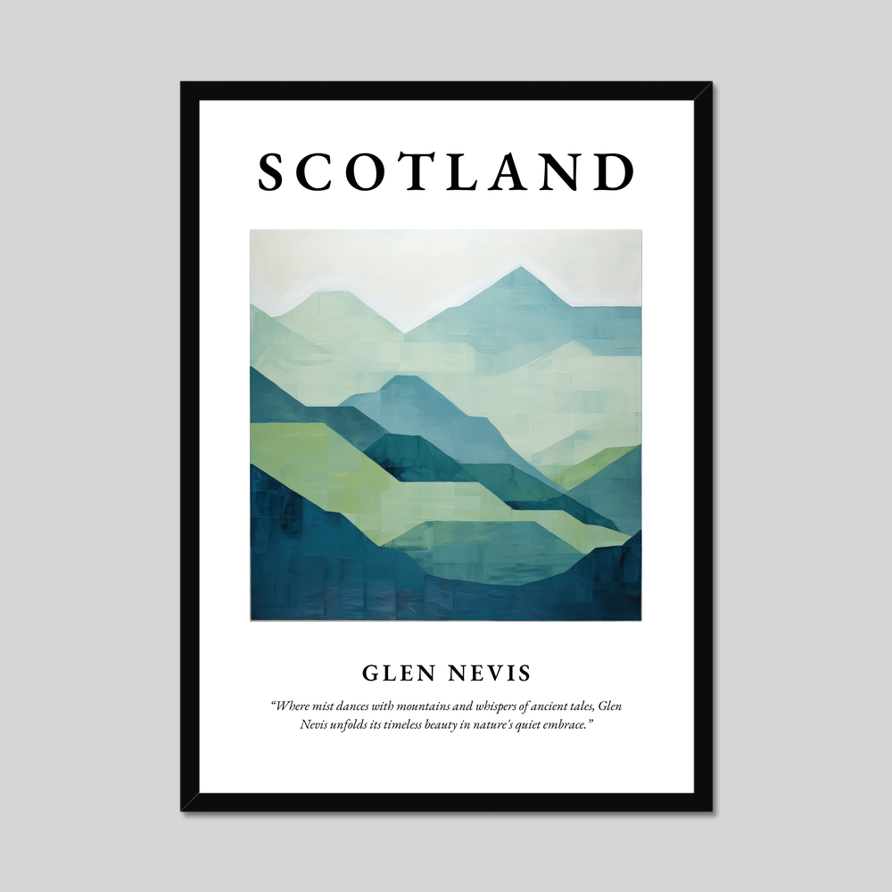 Poster of Glen Nevis, Scotland.