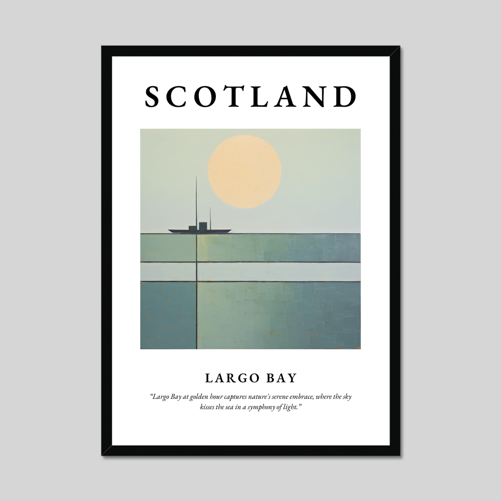 Poster of Largo Bay, Scotland.