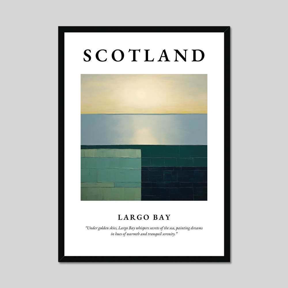 Poster of Largo Bay, Scotland.