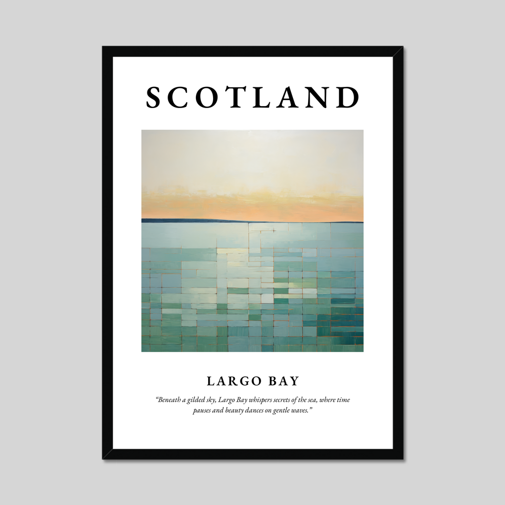 Poster of Largo Bay, Scotland.