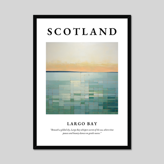 Poster of Largo Bay, Scotland.