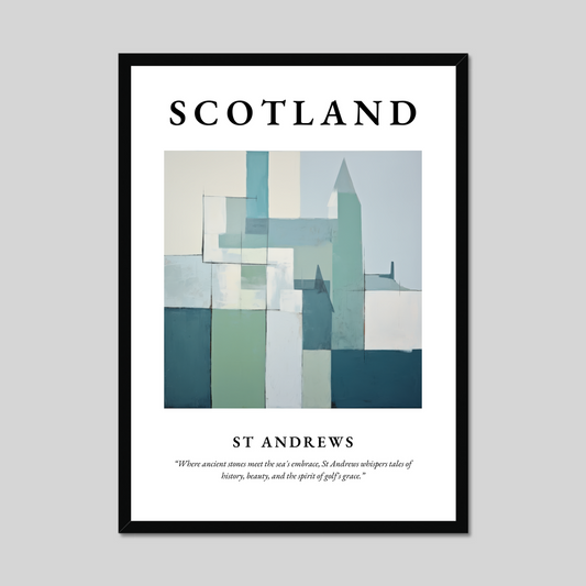 Poster of St Andrews, Scotland.