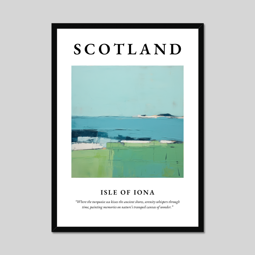 Poster of Isle of Iona, Scotland.