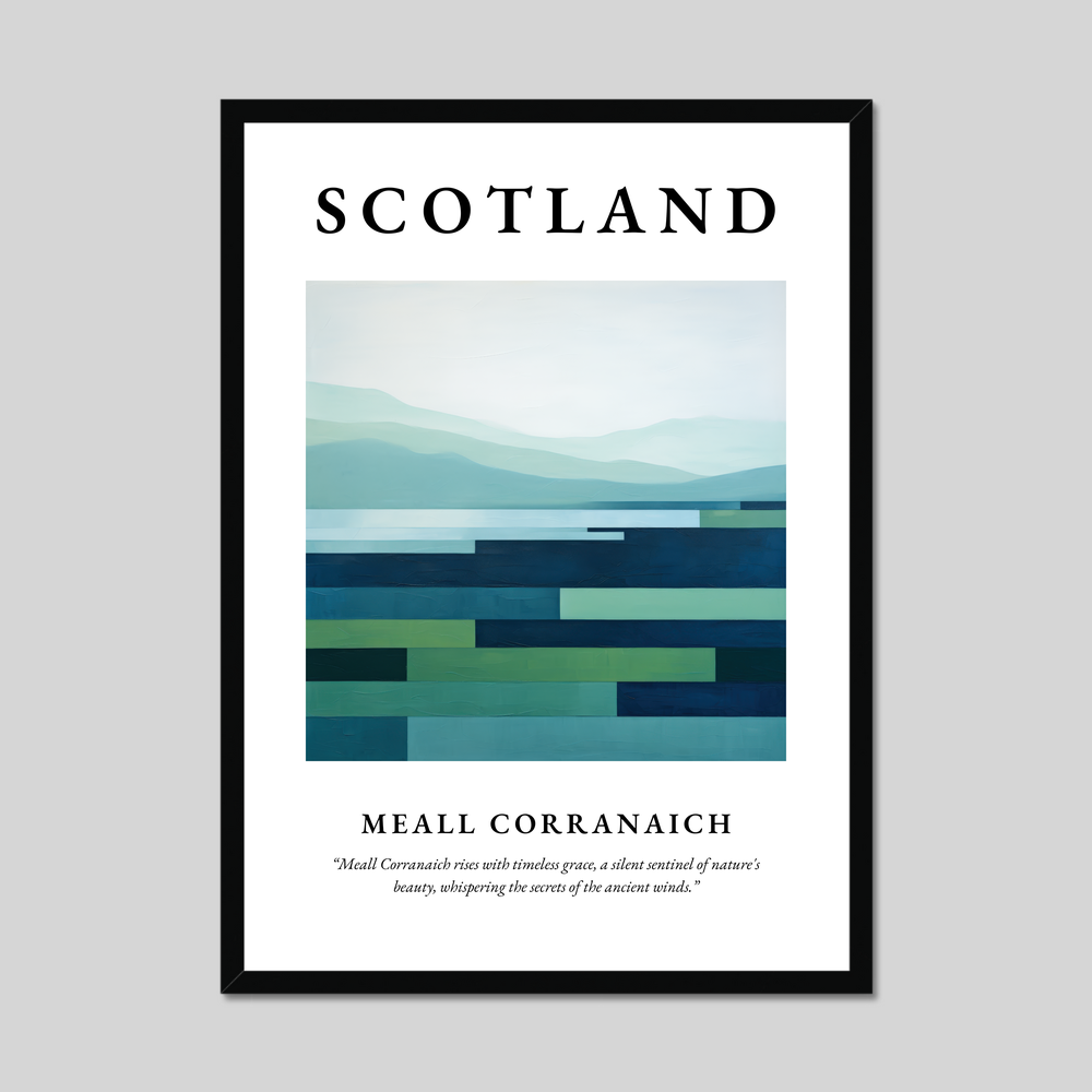 Poster of Meall Corranaich, Scotland.