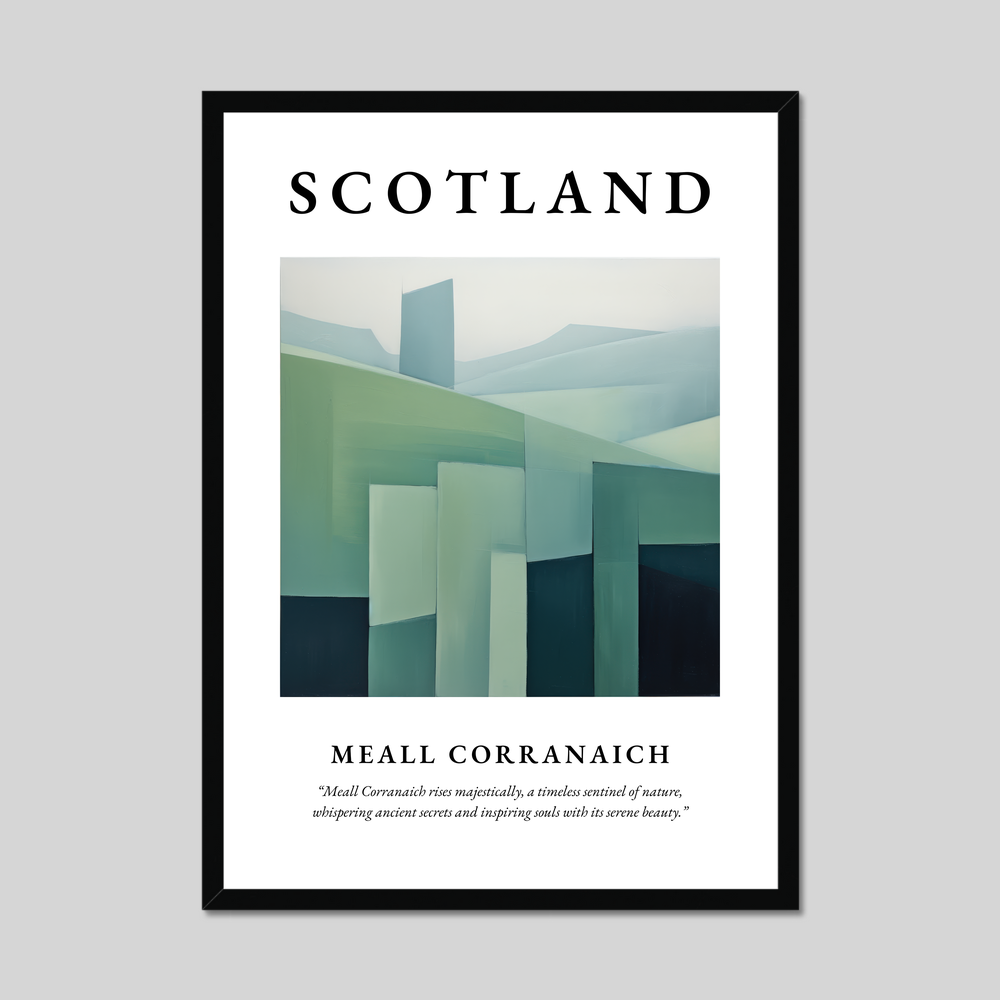 Poster of Meall Corranaich, Scotland.