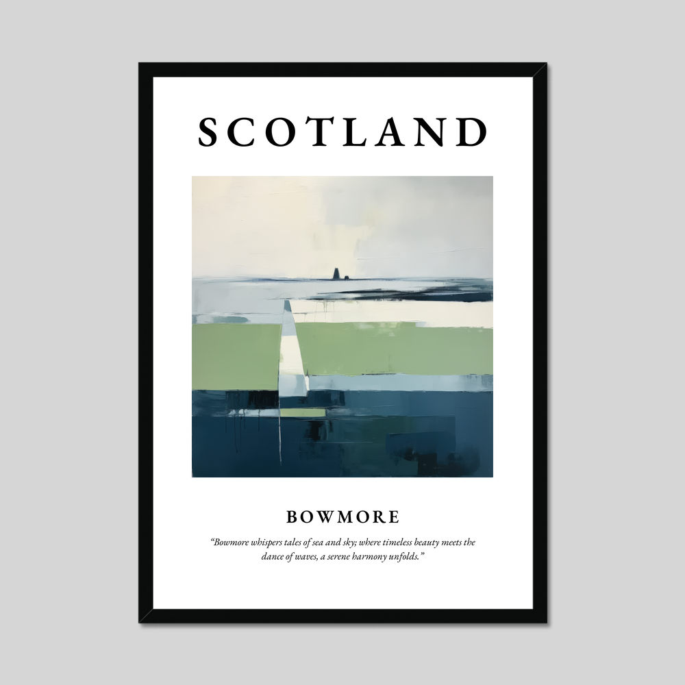 Poster of Bowmore, Scotland.