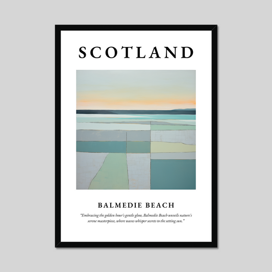 Poster of Balmedie Beach, Scotland.