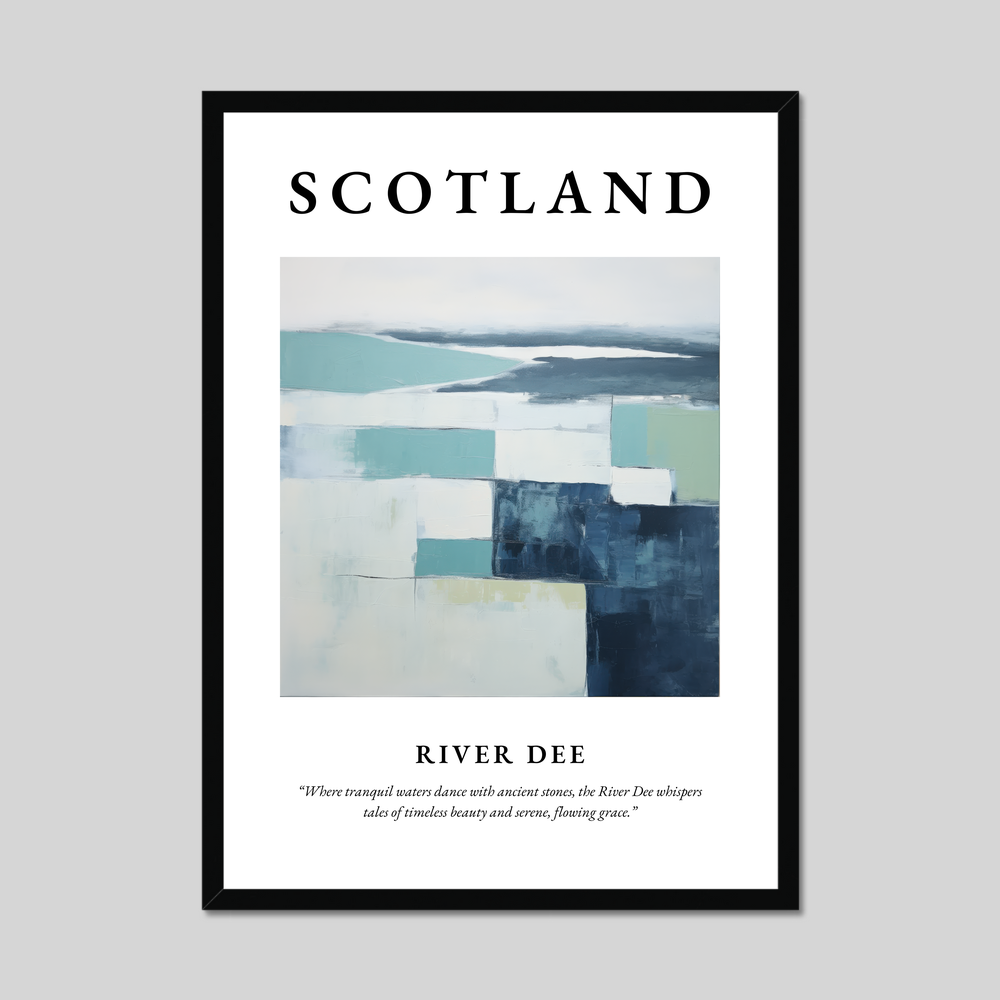 Poster of River Dee, Scotland.