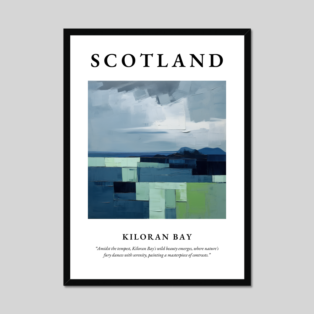 Poster of Kiloran Bay, Scotland.