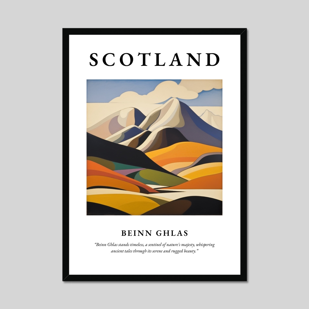 Poster of Beinn Ghlas, Scotland.