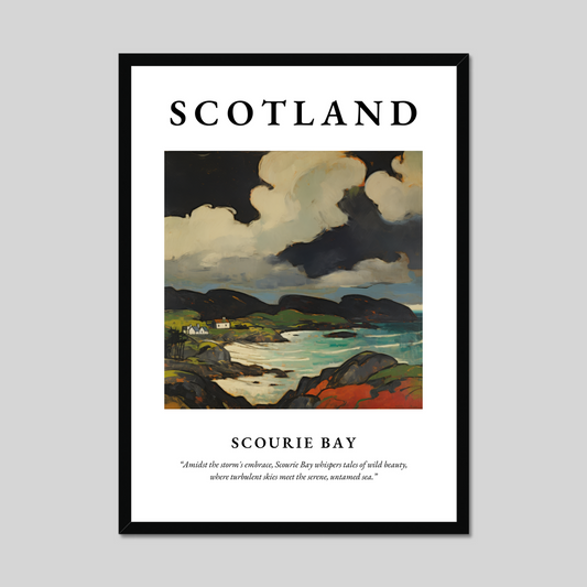 Poster of Scourie Bay, Scotland.