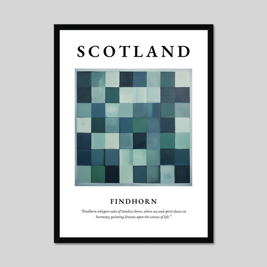 Poster of Findhorn, Scotland.