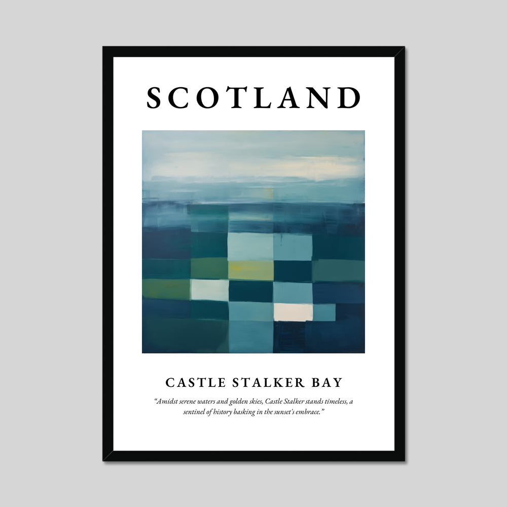 Poster of Castle Stalker Bay, Scotland.